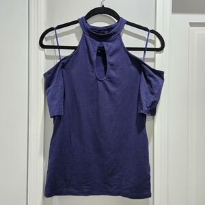 Guess Cold Shoulder Fitted Top